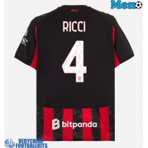 AC Milan Samuele Ricci #4 Replica Home Shirt 2025-26 Short Sleeve
